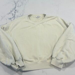 Agolde Off-White crop Sweatshirt